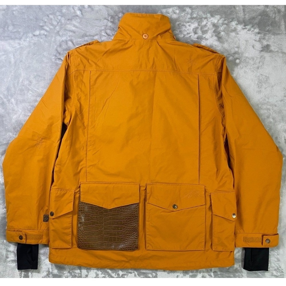 Orage Masters Ski Jacket Mens XL Orange Alligator Textured Prime 10 Technical